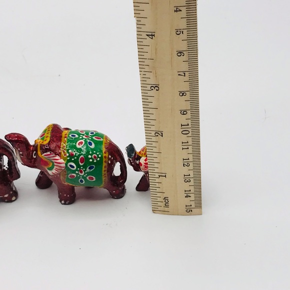 Good Luck Elephant parade 5 enumal graduated elephant figures. - Picture 7 of 7